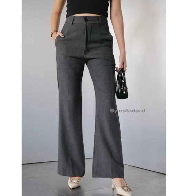 TUMI PANTS / CELANA PANJANG HIGHWAIST / CELANA CUTBRAY HIGHWAIST / CELANA WANITA