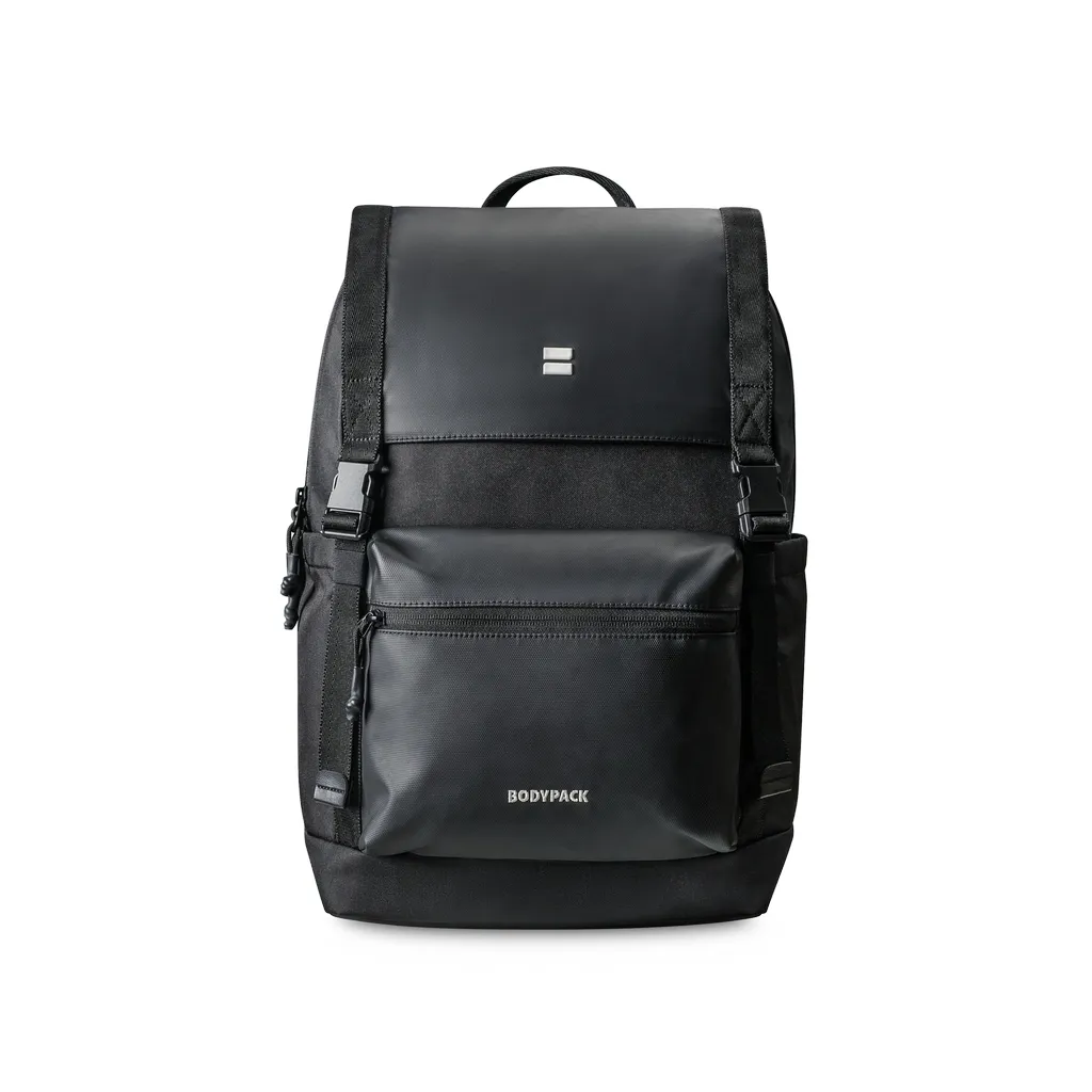 Bodypack Copenhagen 2.0 Laptop Backpack 14 inch Tas Ransel Kerja Kuliah Sekolah Classic 21 L - Hitam