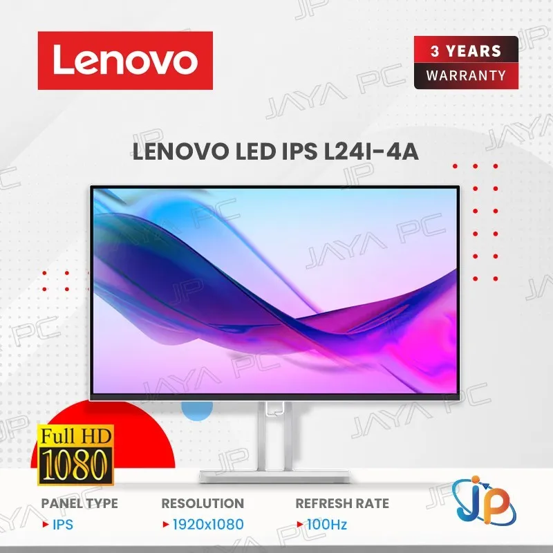 Monitor Lenovo LED IPS L24i-4A - Full HD 24" Inch