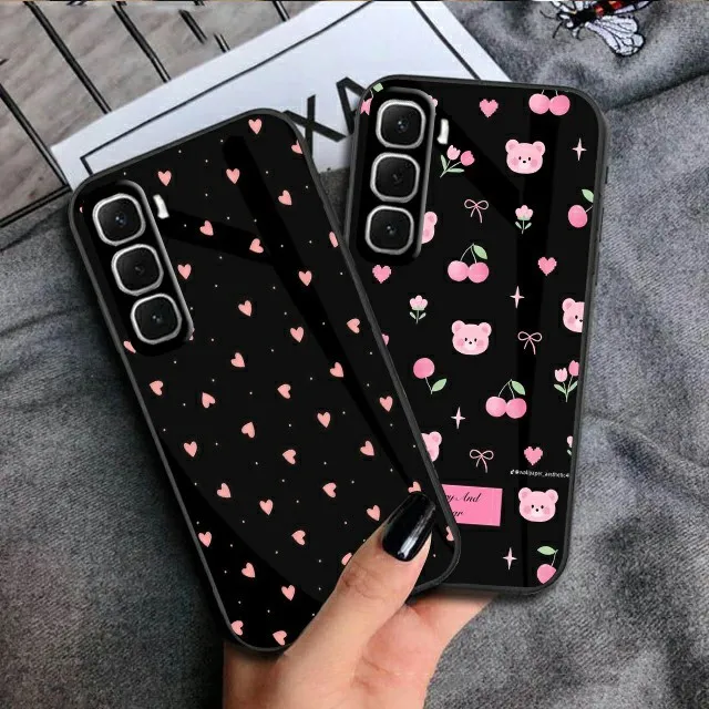 Case HP Untuk Infinix Hot 60i [CG84] Softcase HP Mirror Glossy - Kesing HP Infinix -   Case HP Motif Murah