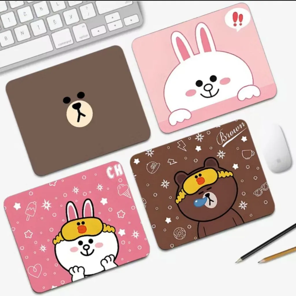 Mousepad Anti Slip, Mouspad Karakter, Alas Mouse/ Tatakan  Mouse Lentur