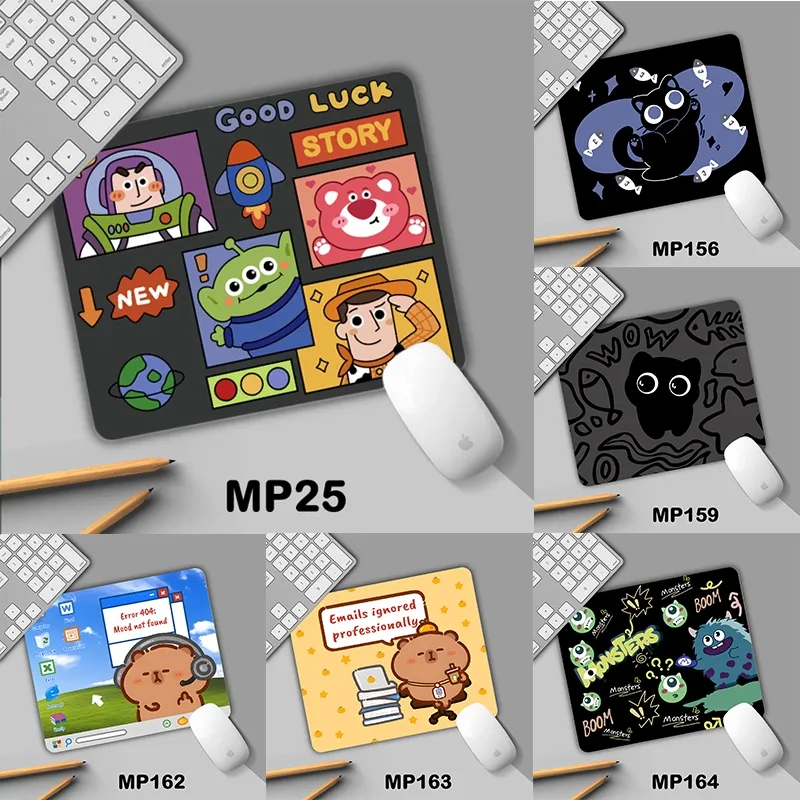 MOUSEPAD TOY STORY MOTIF LUCU LOTSO KUCING PANDA CAPYBARA MONSTER