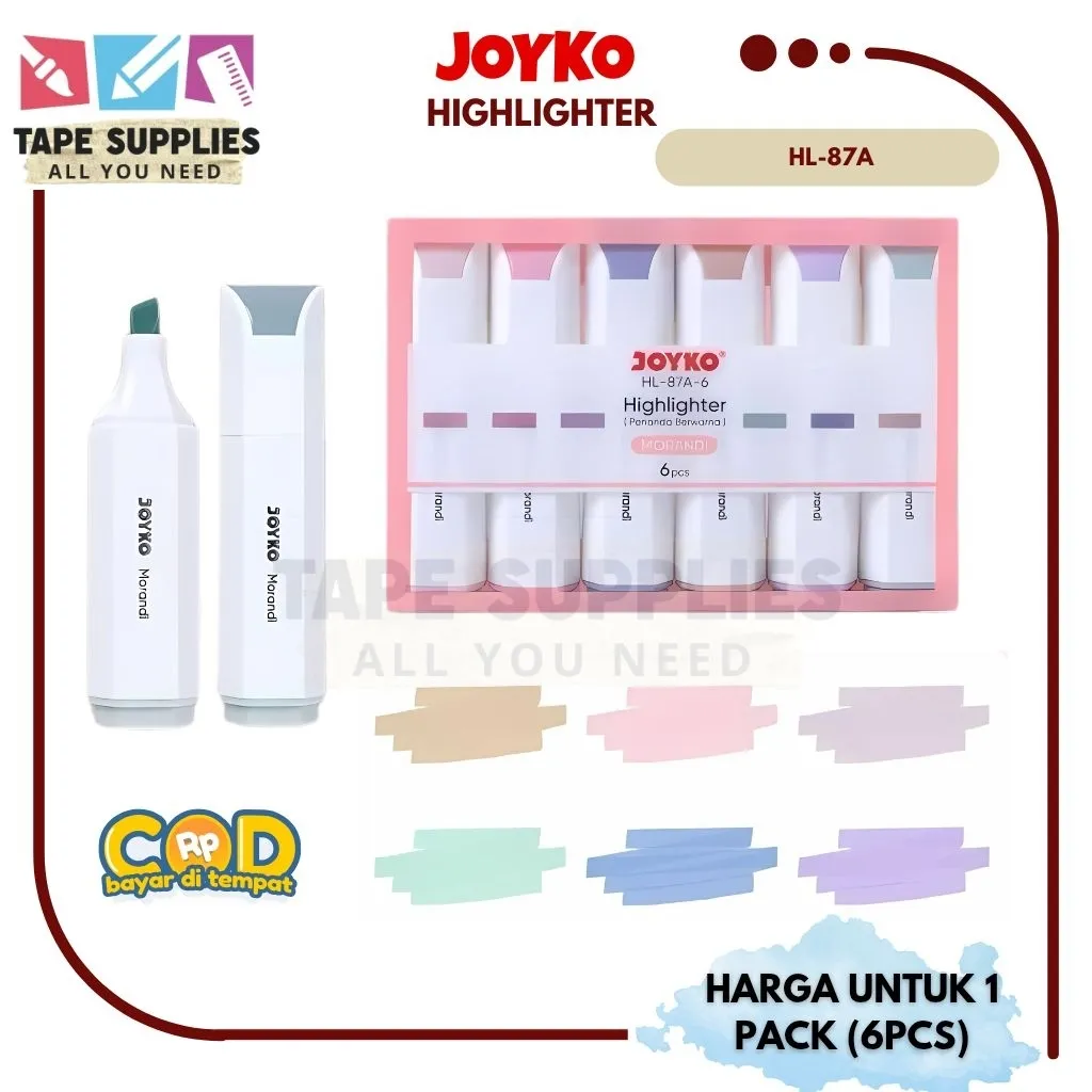 HIGHLIGHTER / STABILO Penanda Bewarna JOYKO - HL-87A
