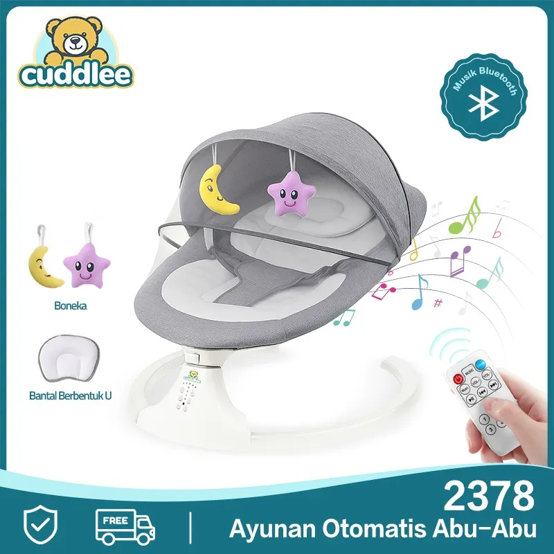 Cuddlee Ayunan Bayi Otomatis Bouncer Bayi 2378 - Ayunan Bayi Elektrik Baby Swing