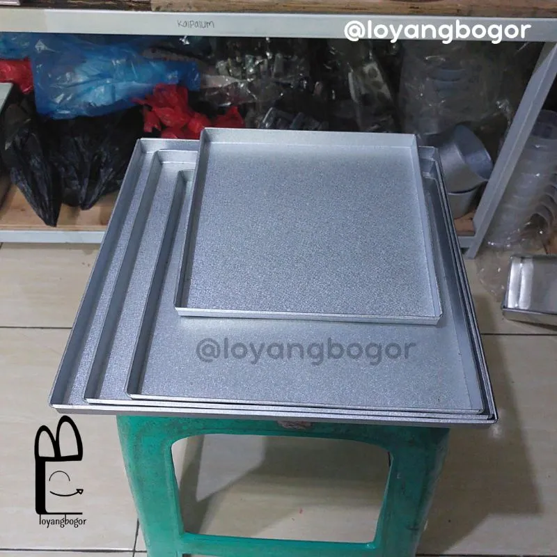 Loyang Kue Kering / Loyang Nampan / Loyang Oven Berbagai Macam Ukuran