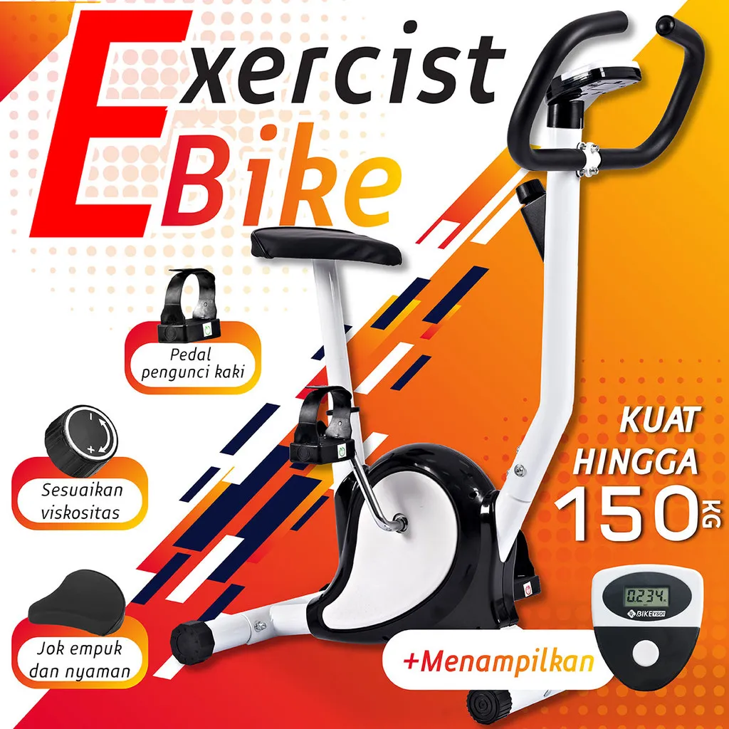 Better Sport Sepeda Statis Spinning Bike Exercise Bike KUAT HINGGA 150KG Resistensi Adjustable