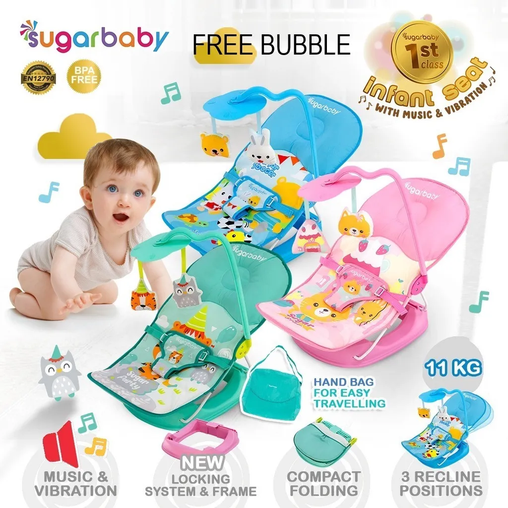 Sugar baby Infant seat Kursi bayi Getar