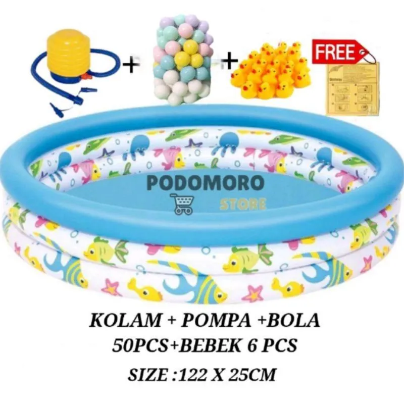 Kolam Renang Anak dan Bayi Bestway 51009/ Playground - Kolam Mandi Bola 122 x25cm
