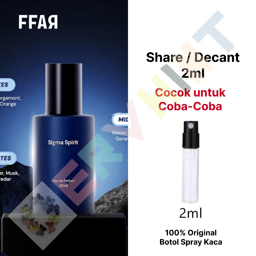 [Decant Parfum] FFAR - Sigma Spirit EDP (Eau de Parfum) | Lemon Bergamot Patchouli | Pria