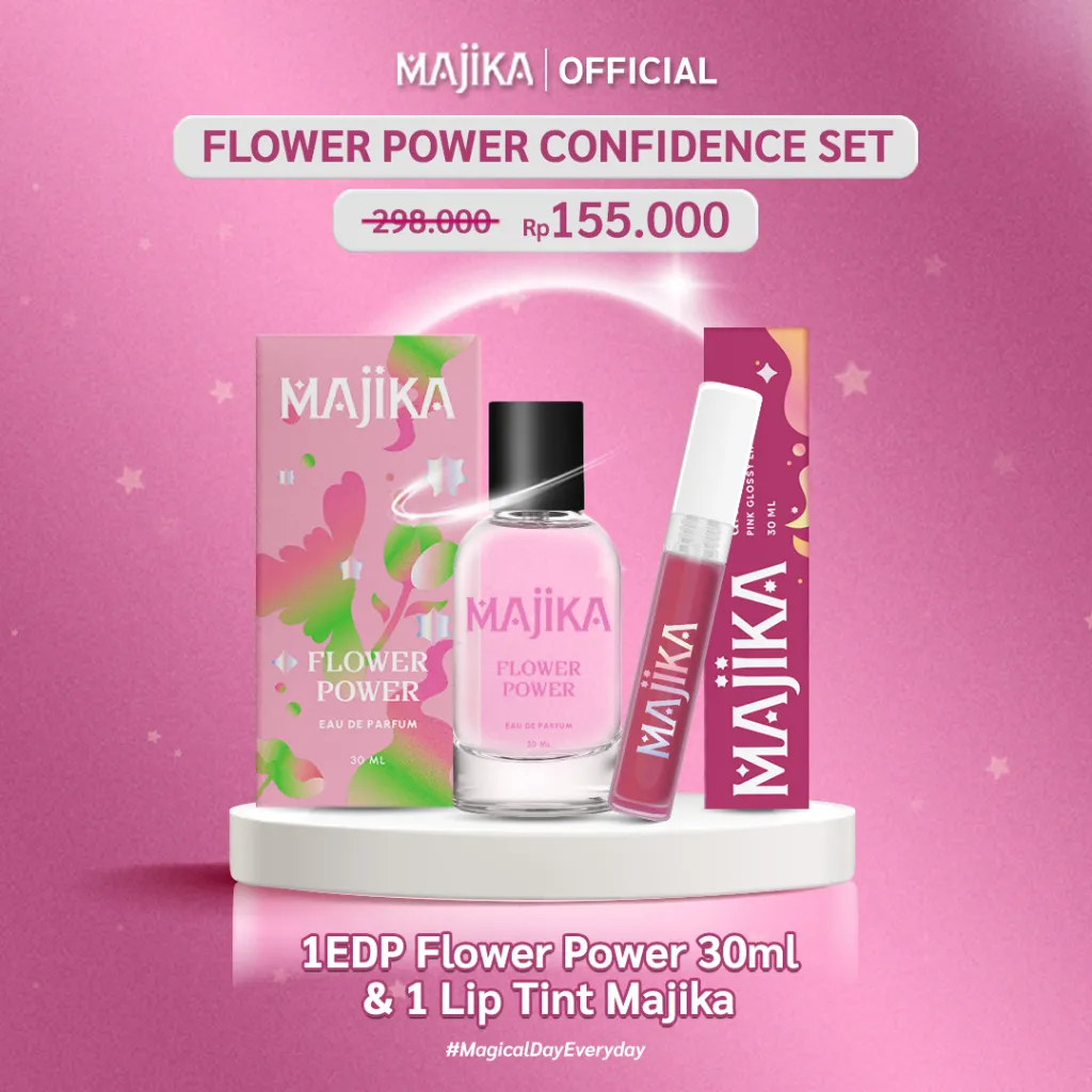 Parfum Flower Power Classic  + Lip Unicorn Kiss Collection