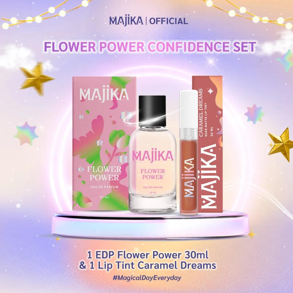 Parfum Flower Power Classic + Lip Caramel Dreams [Flashsale]