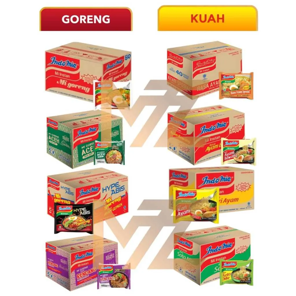 MTZ INDOFOOD INDOMIE INDOMI PER 1 DUS | MIE