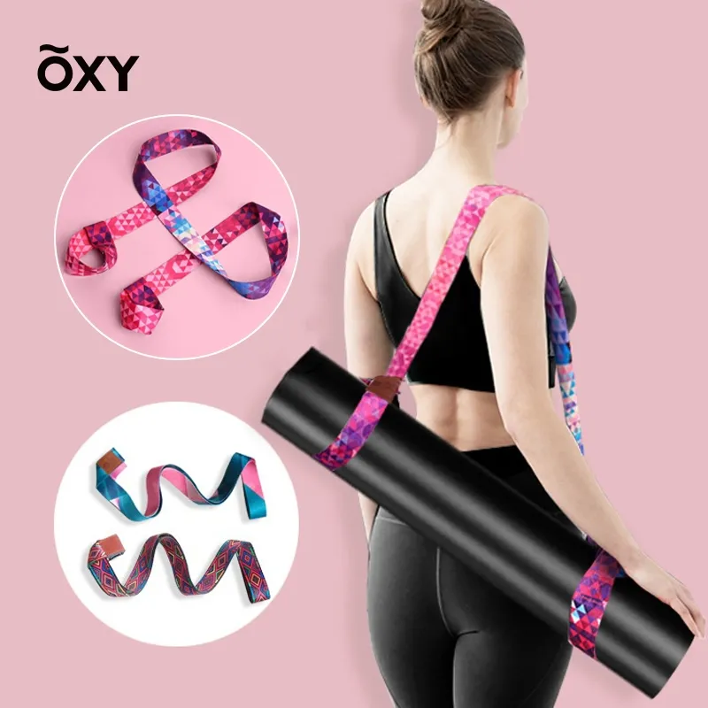 OXY Tali Matras Yoga Colour Full Yoga Mat Strap Shoulder 4572