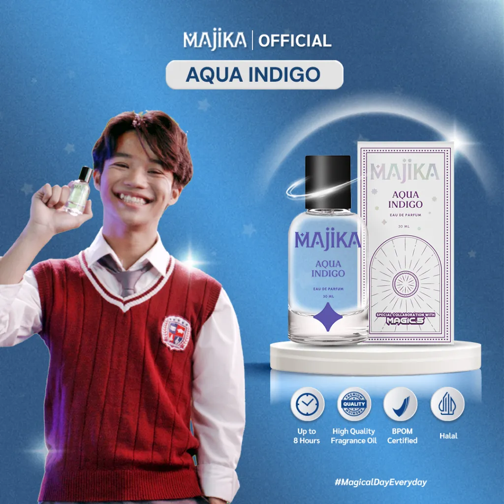 Tidak Untuk Dijual [MAGIC 5 x MAJIKA Blind Box] AQUA INDIGO Eau de Parfum