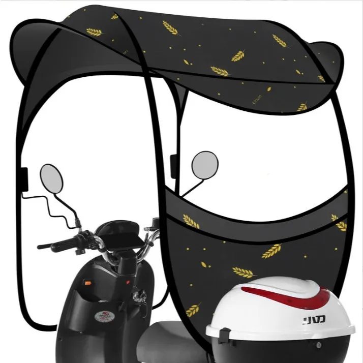 Clivo - Payung Motor Kanopi Motor Pelindung Motor Cover Anti UV Motorcycle Cover Umbrella Motorcycle Rain Monsoon Season Canopy for Motor