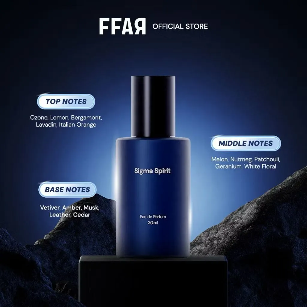 FFAR x RAFFI AHMAD Sigma Spirit Eau de Parfum | Parfume Pria 30 ml Rafi Achmad Far EDP Pewangi Aroma