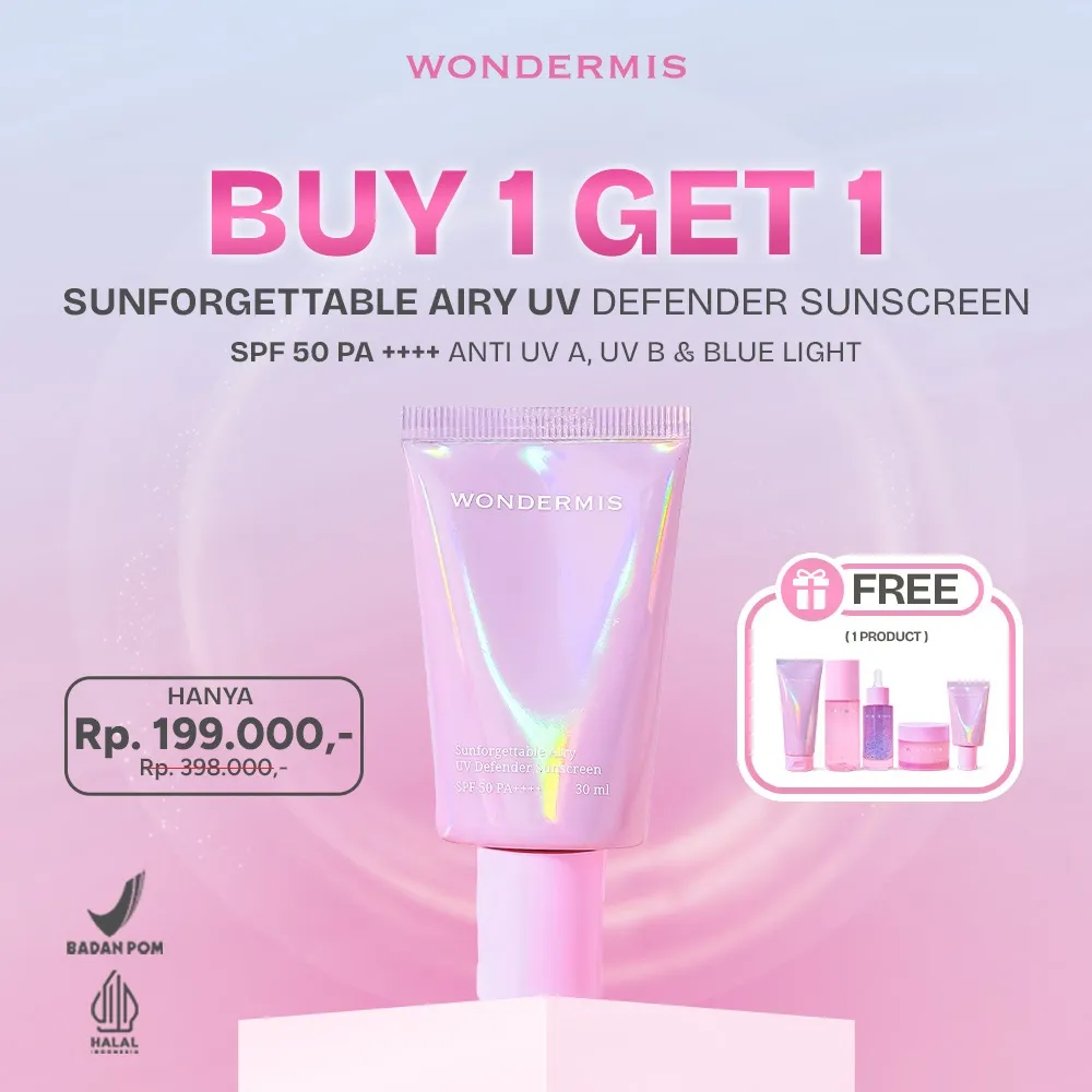 WONDERMIS B1G1 Sunforgettable Airy UV Defender Sunscreen 30ml