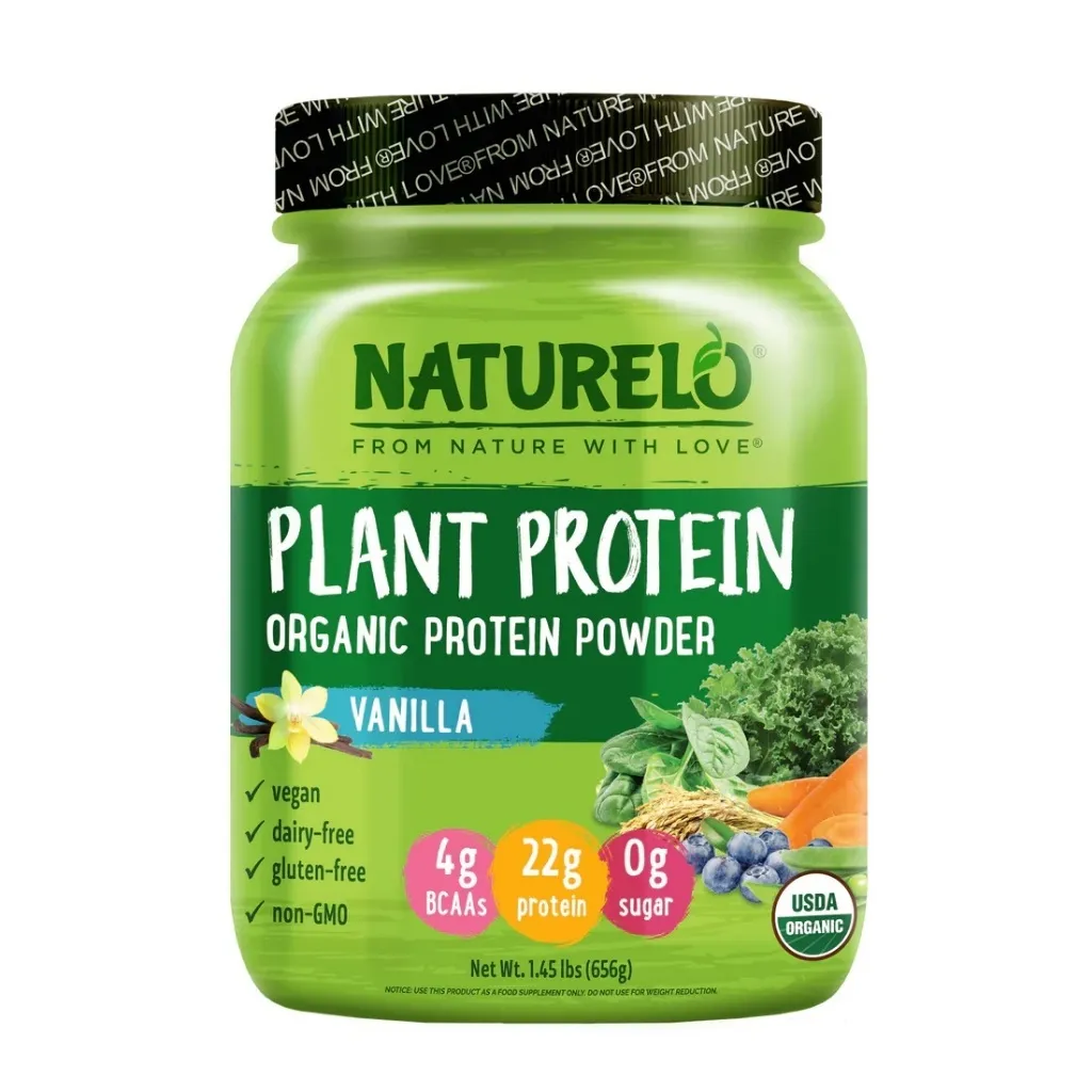 NATURELO - Organic Protein Plant-Based Powder