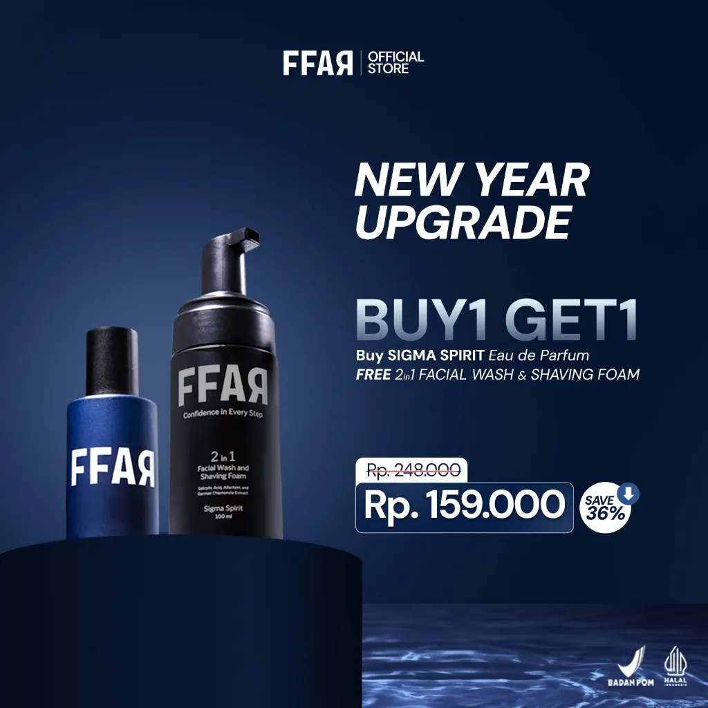 FFAR Sigma Spirit Parfume X Sigma Spirit 2in1 Face Wash & Shaving Foam | 100 ML