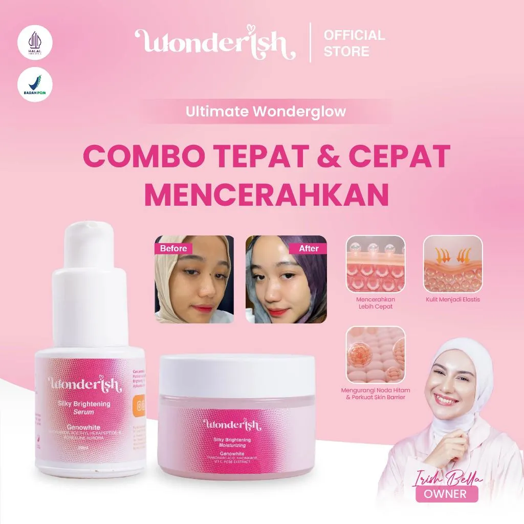 Bundling Wonderish - Serum + Brightening Moisturizer by Irish Bella