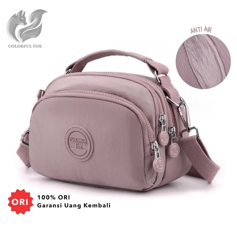COLORFUL FOX 3008 Tas Selempang Wanita Sling Bag Wanita Hand Bag Wanita Tas Bahan Anti Air
