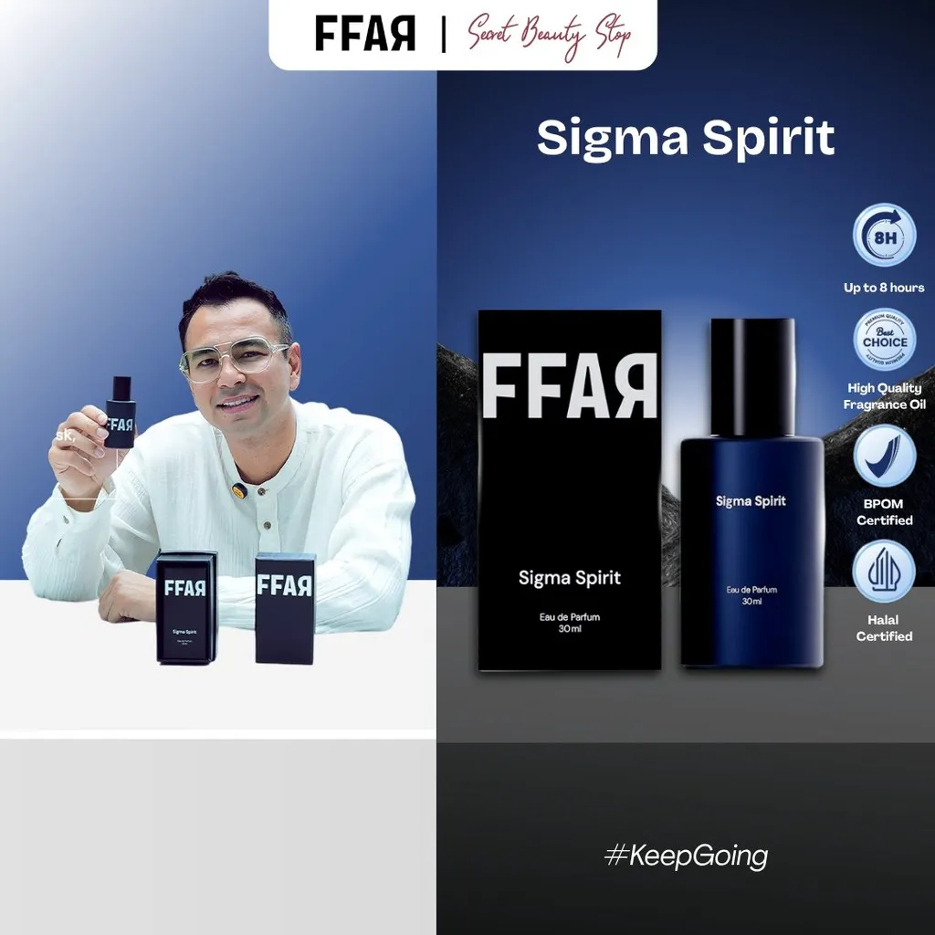 RAFFI AHMAD x FFAR Sigma Spirit Eau de Parfum | Parfum Pria 30 ML