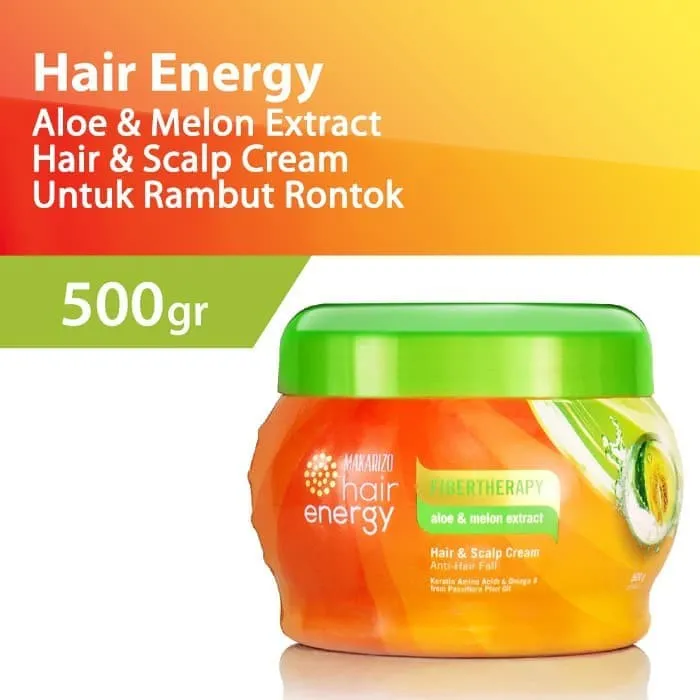 Makarizo hair energy hair & scalp creambath Aloe & Melon 500gr