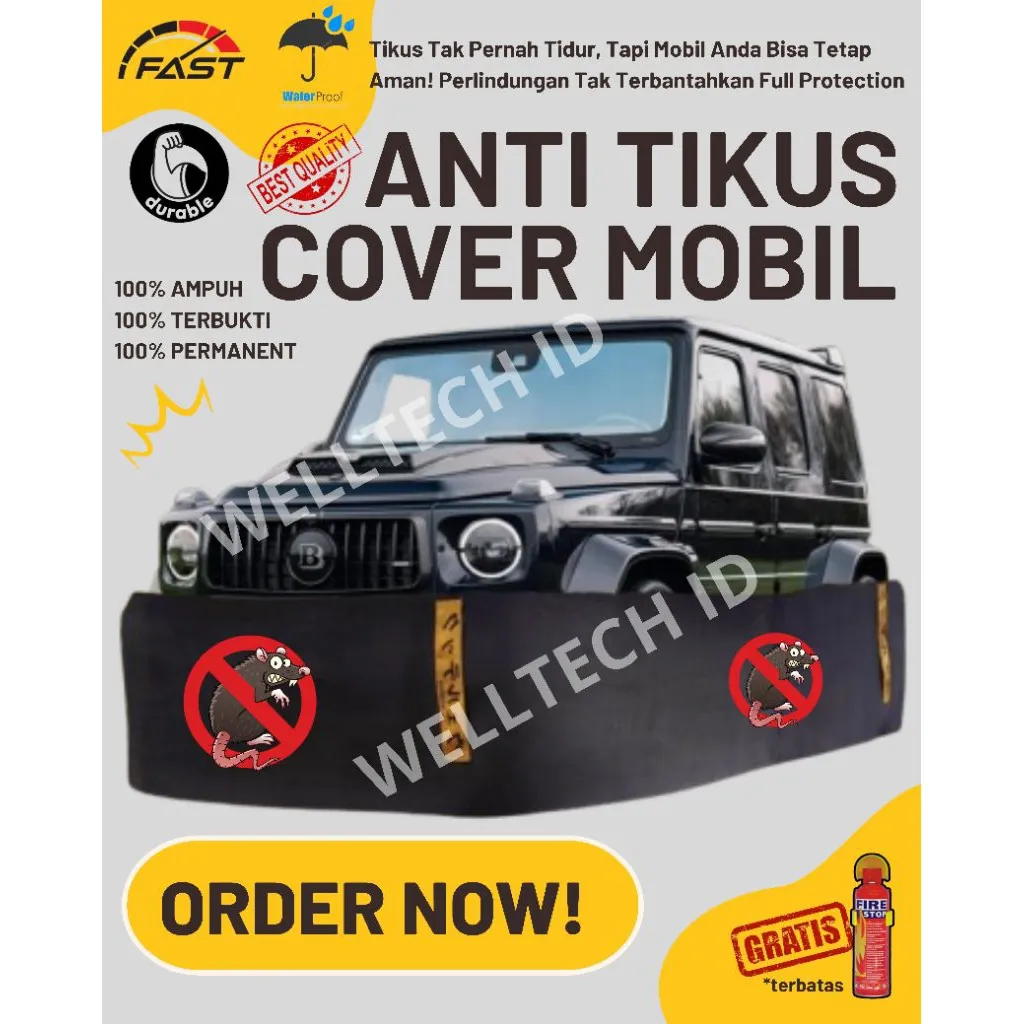 ANTI TIKUS COVER MOBIL FULL PROTECTION TOTAL PELINDUNG SARUNG ANTI RAT PENGUSIR TIKUS PERLINDUNGAN
