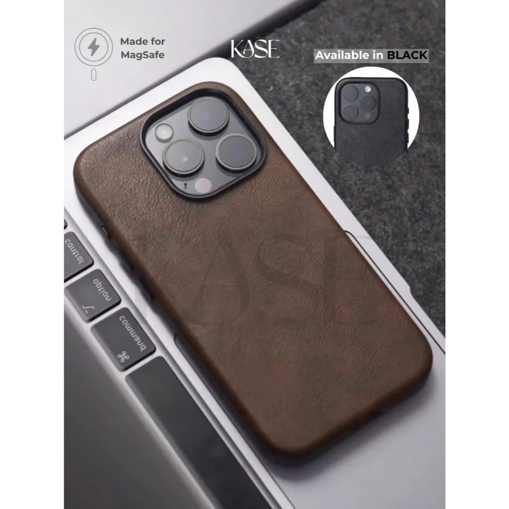 SHELBY - READY IPHONE 17 Series - Full Leather Magsafe Compatible for Iphone IP 13 14 15 16 17 Pro Promax Air