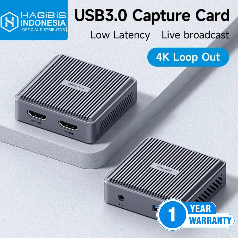 HAGIBIS THB03 USB3 HDMI VIDEO CAPTURE CARD OUT FOR GAME RECORD LIVE STREAMING