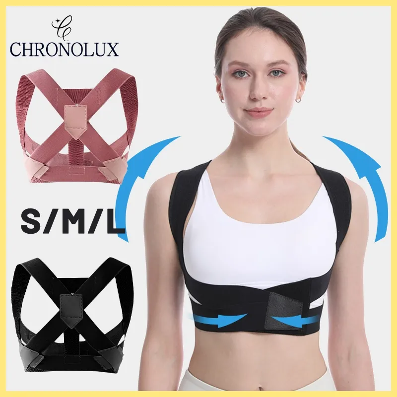 Sabuk Anti Bungkuk Atasi Membungkuk Bongkok unisex Adjustable Houding Corrector Sabuk Penyangga Punggung Penegak Postur Badan Belt Support Posture Penyangga Tulang Belakang Penegak Punggung Tali Penyangga Bahu Korektor Postur