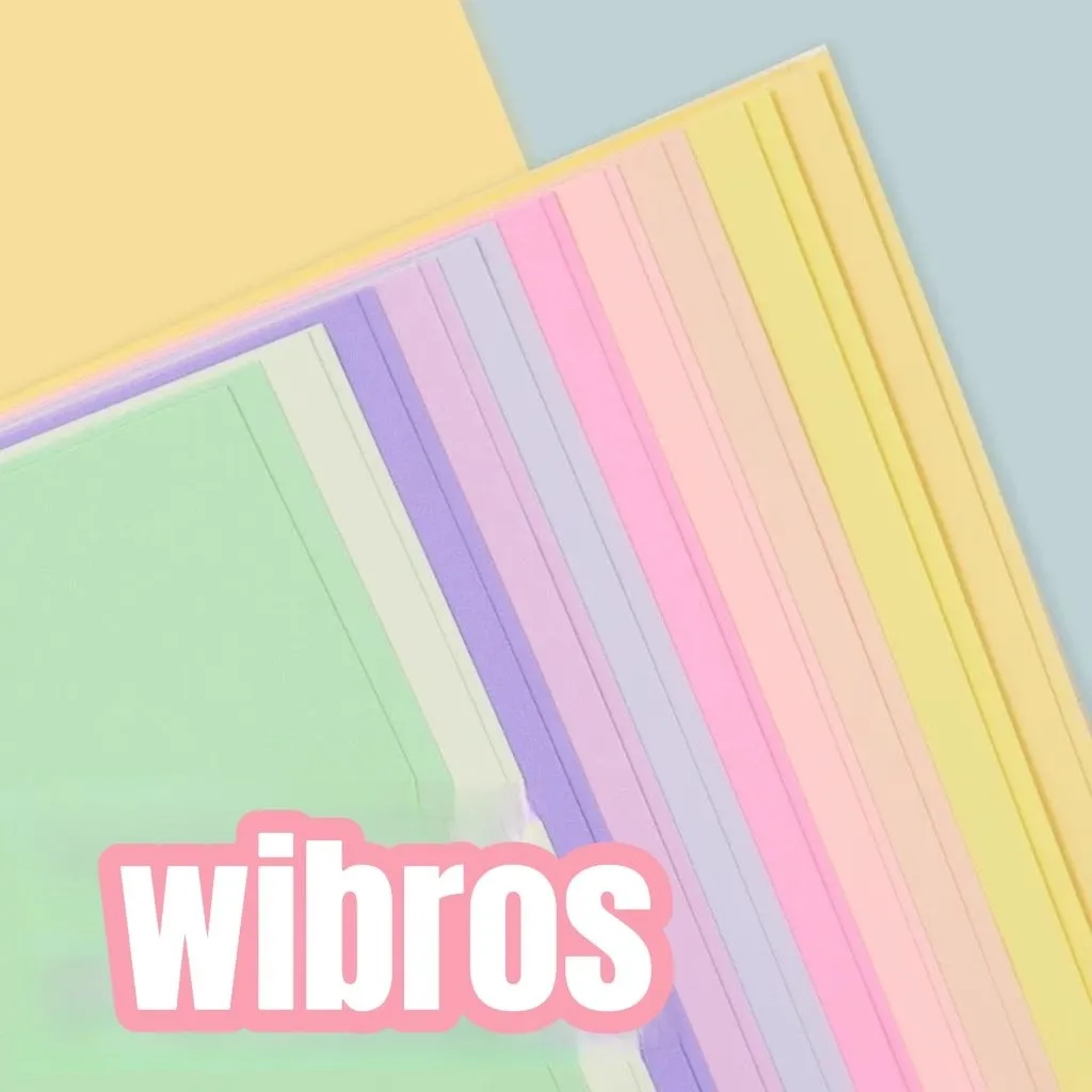 100 pcs origami pastel kertas lipat kerajinan (0005)