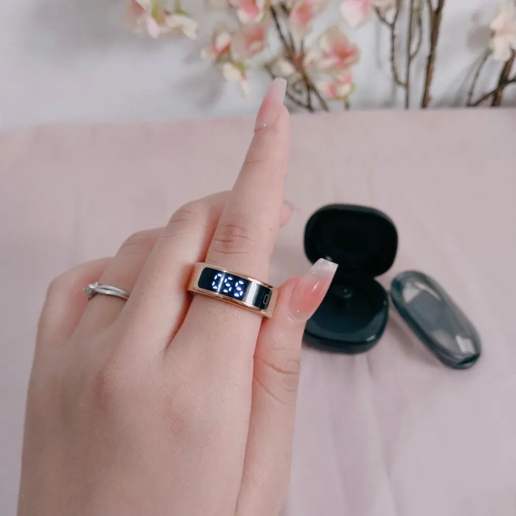 TASBINA - Smart Ring CINCIN DZIKIR LED Screen Display Tasbih Counter Accurate Health Monitoring Motion Monitoring