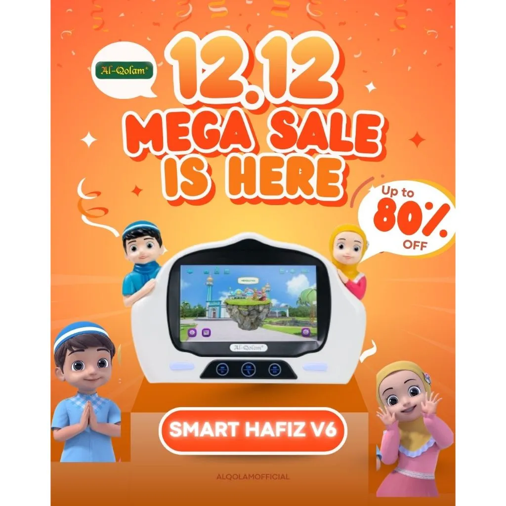 ALQOLAM NEW Smart Hafiz Versi 6 -Tablet Edukasi Anak