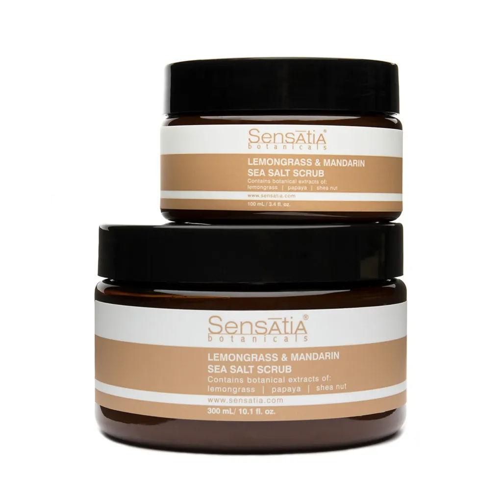 Sensatia Lemongrass & Mandarin Sea Salt Scrub