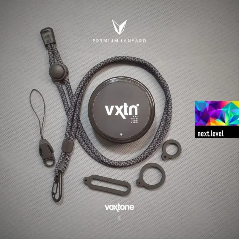 Premium Lanyard - Kalung Pengait untuk HP, ID Card, Flash Disc, Camera - Voxtone Next Level