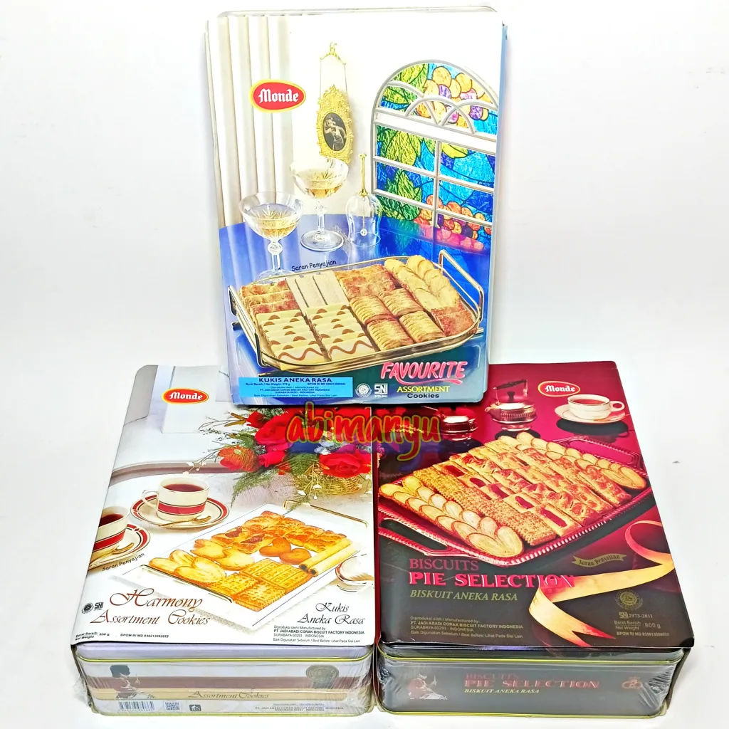 biskuit monde kaleng besar