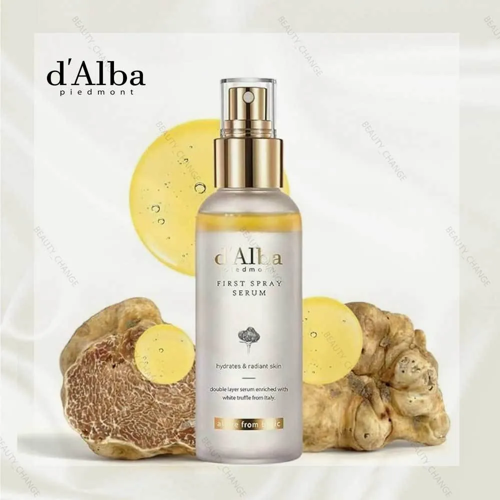 D'ALBA White Truffle First Spray Serum 100ML - Anti Aging, Hydrating, Untuk Kulit Kering
