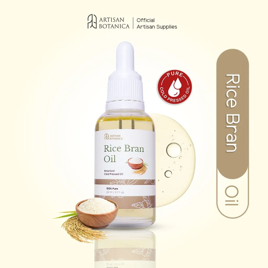 Rice Bran Oil Pure 100% Cold Press oil Anti Aging - Brightening Face Oil Guasha Massage