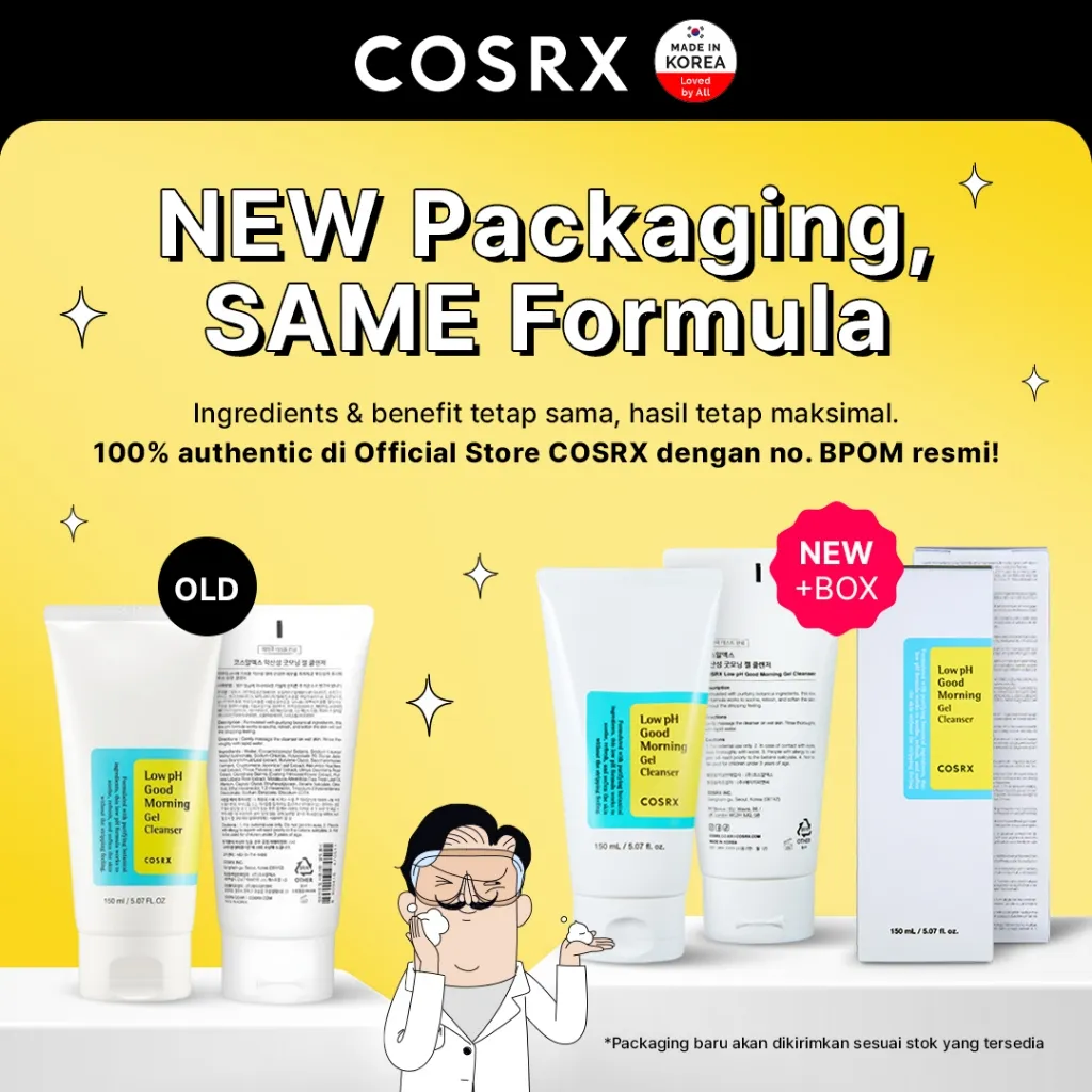 COSRX Low pH Good Morning Cleanser - 150 ML (Sabun Wajah Untuk Semua Jenis Kulit) Best Seller