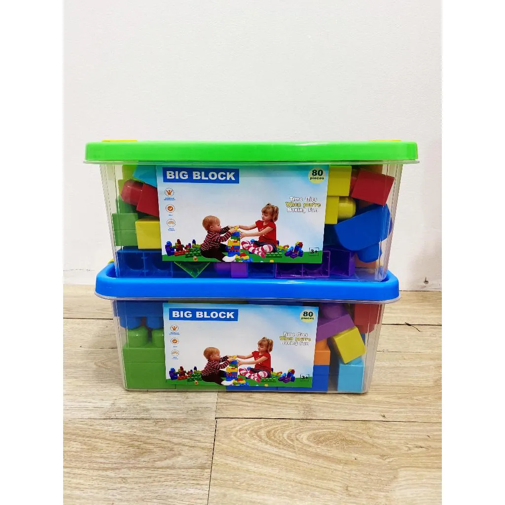 Mainan Edukasi Anak Balok Besar BIG BLOCK  - Mainan Kreatif Anak Big Block
