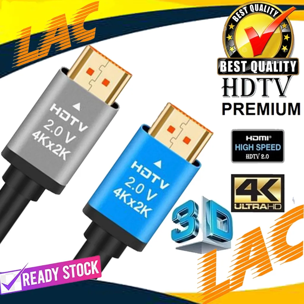 Kabel HDMI Versi 2.0 ( 4K ) 10 M  / Kabel HDMI 4K high speed With Ethernet Support 4K 2K UHD