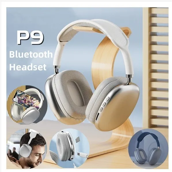 ABS - P9 Headphone Bluetooth Wireless HIFI Stereo Bass HiFi Stereo Headset Support TF Card Sport Gaming Noise Reduction 3D Surround