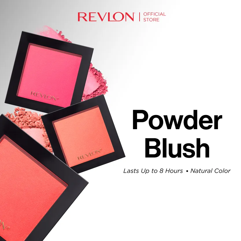 Revlon Powder Blush (blush on untuk wajah lebih cerah & tahan lama)