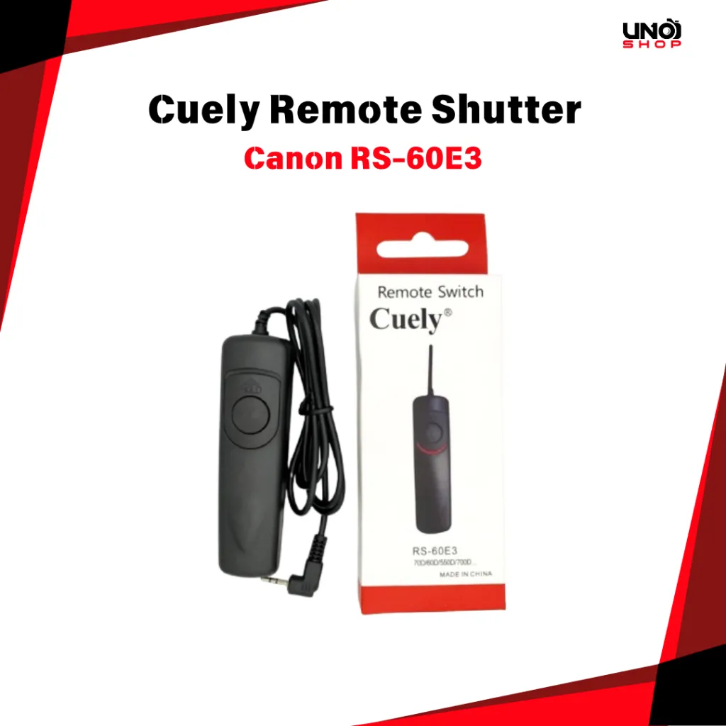 Cuely Remote Shutter Release RS-60E3 For Canon 1000D 600D 500D 60D DLL