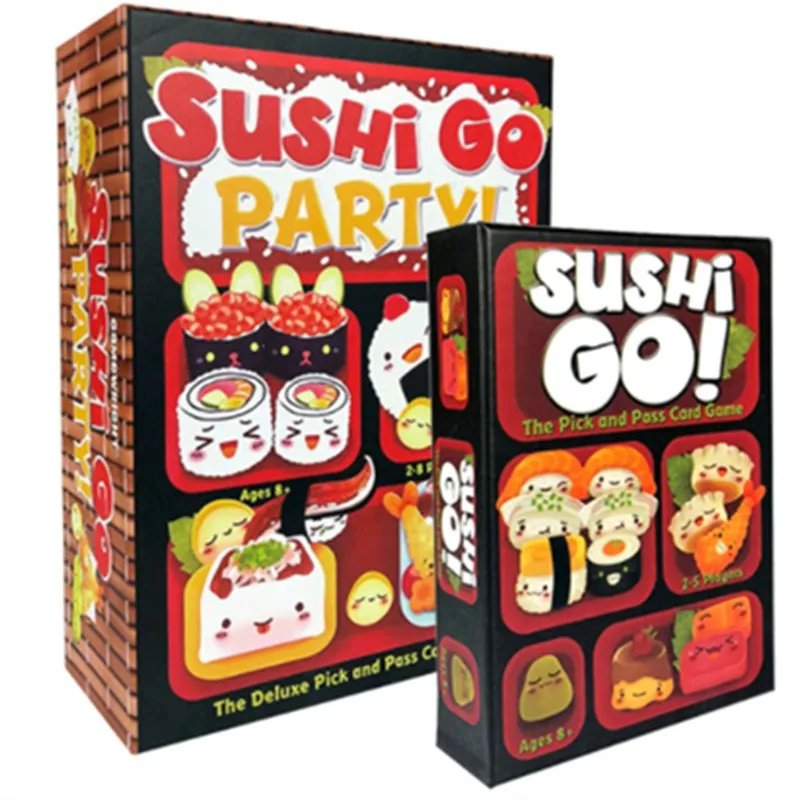 Sushi Go Party Game Family Board Mainan Kartu Games Card
