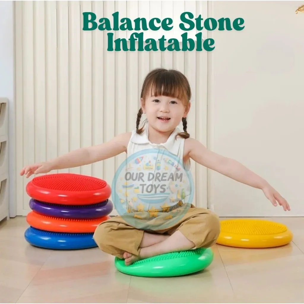 Inflatable Balance Stone/ Balance Pad Sensory Training/ Our Dream Toys/ Balancing Pad