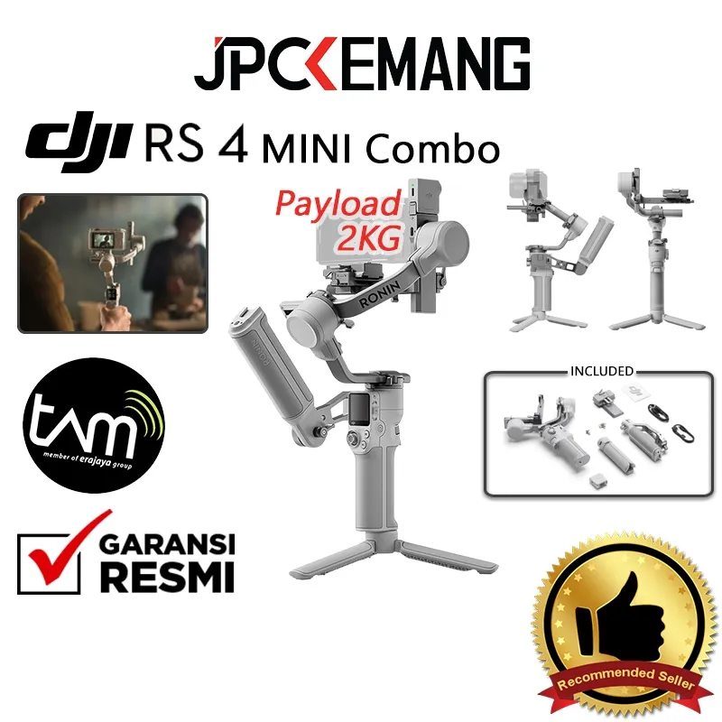 DJI RS 4 Mini Basic / Combo Gimbal Stabillizer Camera DJI Ronin RS 4 Mini DJI RS4 Mini GARANSI RESMI