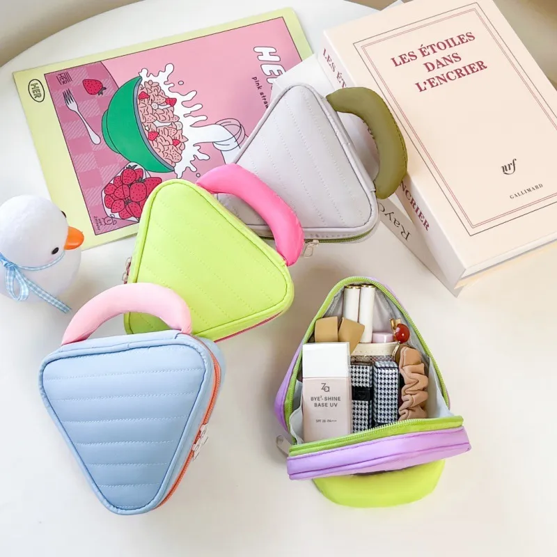 Chikoisme YUPPY Pouch Kosmetik Wanita Mini Travel dengan Sekat Penyimpanan Lucu Korean Style