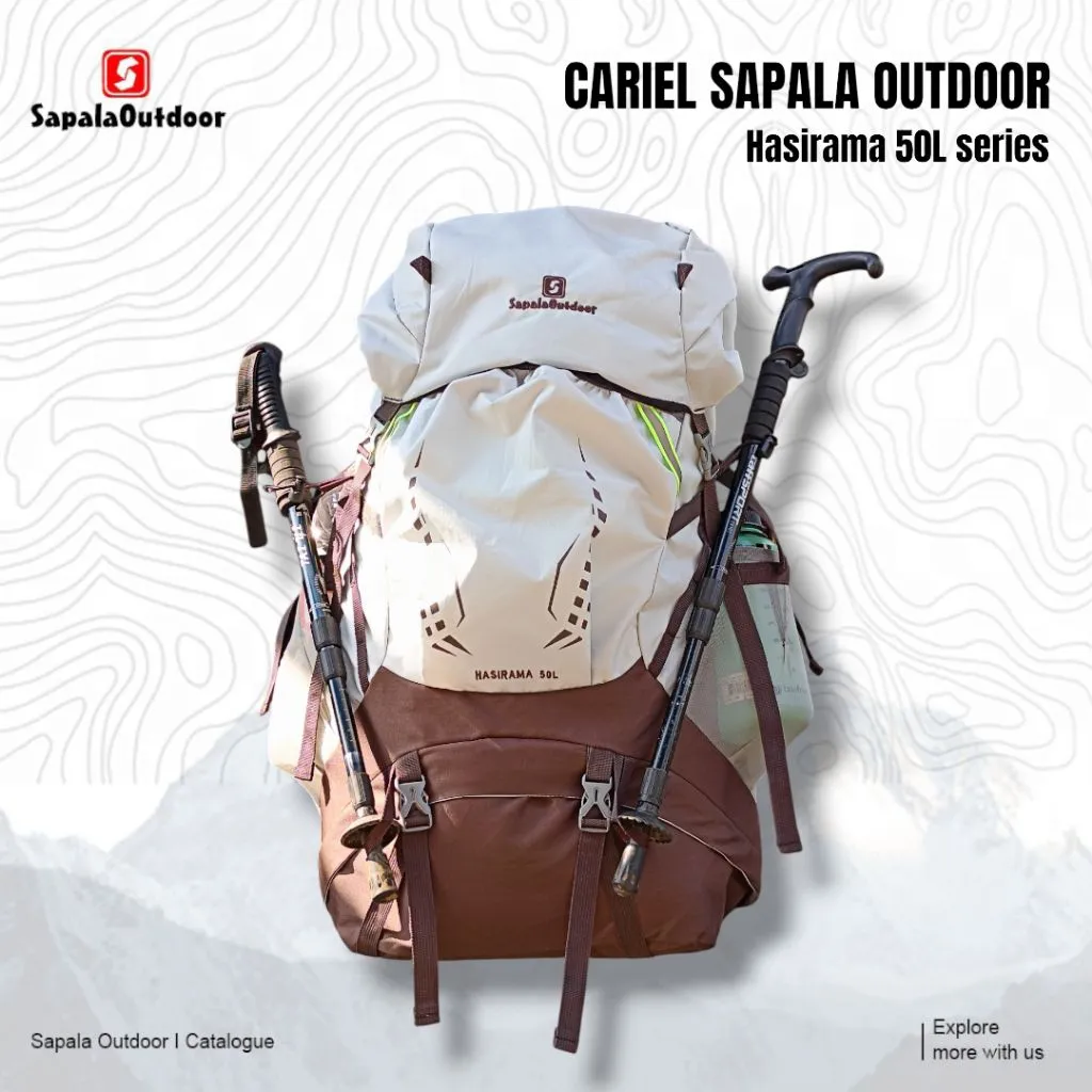 Tas Gunung Sapala Outdoor - Hasirama 50L Series